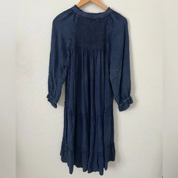 Sundance Navy Midi Dress - Picture 3 of 10